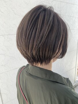 ブーム(BOOM) 【大分】似合わせショートヘア アッシュベージュ ハイライト