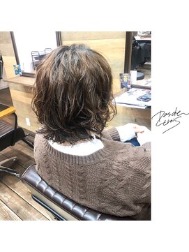 パドトロワ(Pas de trois) 新潟×ショートボブ×波パーマ×コールドパーマ×春パーマ