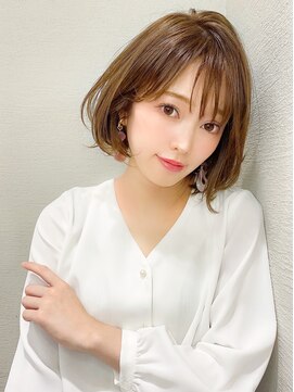 アフロート エル 錦糸町(AFLOAT L) LallYou　錦糸町　韓国レイヤーカットミルクティーブラウン