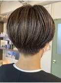 ☆マッシュショート×アッシュベージュ