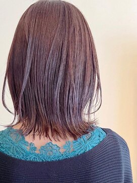 トップヘアー アヴェニュー 刈谷(TOPHAIR Avenue) ぷつっと毛先を切り揃えたスタイル♪/ニュアンスカラー