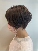 ショートボブ×ナノラインハイライト