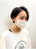【vida まりな】黒髪ショート 大人可愛い 似合わせカット
