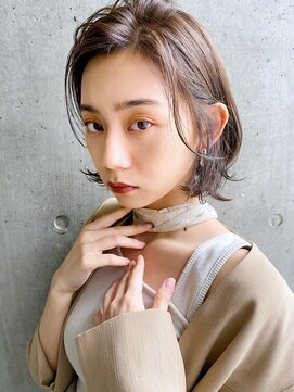 マルツ 銀座(maltu) ショートヘアことりベージュニュアンスカラー大人ショート銀座