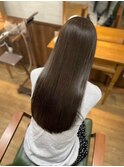 20代30代40代艶感ストレートアッシュグレージュ透明感ロング