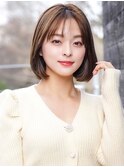 《Agu hair》大人美人ビターショコラボブ