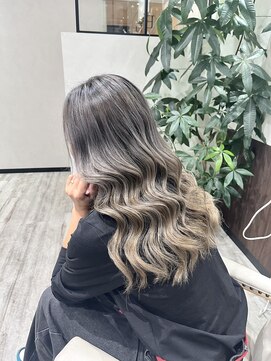 ベルヘアーデザイン 堺東(Belle hair Design) バレイヤージュ/グラデーション/グラデーションカラー/外国人風