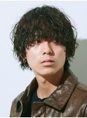 マッシュスパイラルパーマツイストスパイラル波巻きメンズ