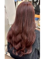 スタイル 横浜(STYLE)&nbsp;エクステンション80本/レッドロングエクステ/長さだしエクステ