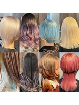 アジールヘア 池袋東口店(agir hair)&nbsp;大人気デザインカラー☆推し色ブリーチ池袋