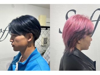 ソッフィオーネ(Soffione)の写真/【人気のメンズパーマ◎】再現性抜群の旬顔に☆自宅でも簡単にセットできるのでON・OFFどちらもキマる！