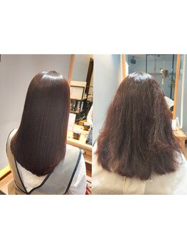 髪質改善しながら憧れのナチュラルストレートヘアに…★チューニングストレートがオススメ◎