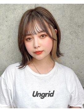 リノ 吉祥寺(Lino kichijoji) 外ハネボブインナーカラーベージュ吉祥寺