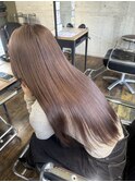 ブリーチ 10代 20代 30代 ミルクティーブラウン 艶カラー 透明感
