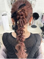 アチーブ 三宮(Achieve)&nbsp;中間からの編み下ろし(神戸三ノ宮ヘアセットサロンAchieve)