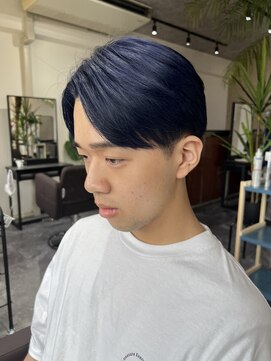 メゾンドブルー(Maison de blue) メンズ、ネイビーブルーカラー