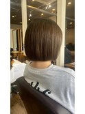 【艶髪】バッサリボブ　オリーブ