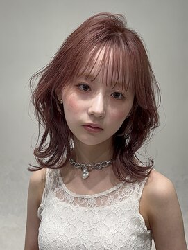 ロンドメリア 天神大名店(Lond Melia) 黒髪カタログ/オリーブグレー/小顔に見せるヘア/クラゲヘアー