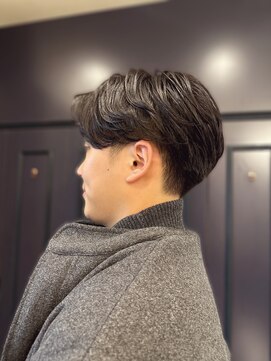 毛流れセンターパート