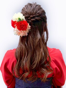 エルブロッサム 北上尾店(L-Blossom) 卒業式入学式◎大人可愛い上品ハーフアップ20代30代春