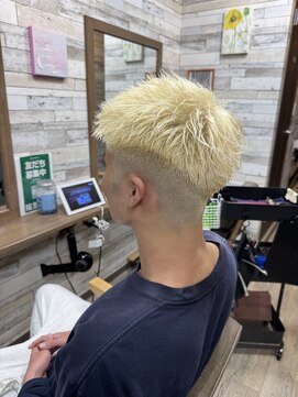 アンサ 阪急桂店(ANSA) 短髪×ハイトーン