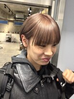 ラボヌールヘアーパルフェ 大宮西口店(La Bonheur hair parfait)&nbsp;ミルクティーベージュ×short ◎松梨◎