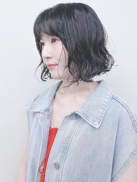 ラウンジ モリオ イケブクロ(Lounge MORIO Ikebukuro) ＊カジュアルボブおしゃれパーマニュアンスボブカーリーボブ30代