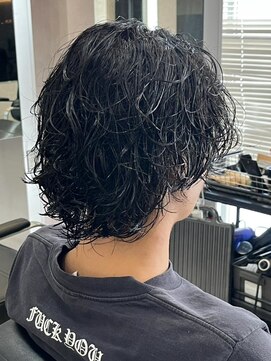 エルマーク 松山(L-MARK) ツイストスパイラルパーマ/メンズ/眉毛/短髪/フェザーパーマ