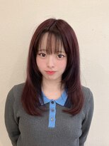 ヘアーアンジュ(Hair Ange) 顔周りローライト【志木美容院アンジュ】Hair Ange