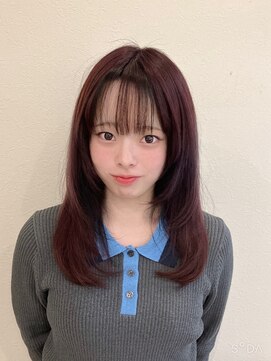 ヘアーアンジュ(Hair Ange) 顔周りローライト【志木美容院アンジュ】Hair Ange