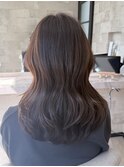 ブルーラベンダー×レイヤーカット