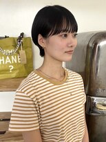 マカロニコースト(macaroni coast) 耳掛けショートマッシュショート