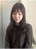 レイヤー/ハッシュカット/ミディアム/ロング