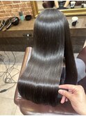 黒髪髪質改善ストレート