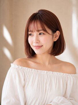 エルムバイエント(elm by emt) 艶感のある高発色カラーで大人ピンクブラウン