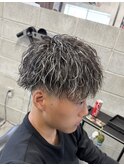 ツイスパ×ホワイトメッシュ
