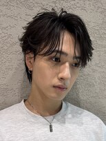 Drip&nbsp;萱原大幹 センターパート/眉毛/短髪/メンズカット