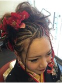 エクステンション・コーンロウ