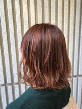 ネオリーブカップ 町田店(Neolive capu) ハイライト×アプリコットオレンジ