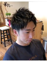 hair salon 華化&nbsp;メンズショート アップバング