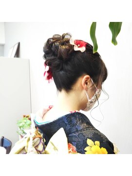 美容室 アネックス(ANNEX) 和服に似合うアップスタイル