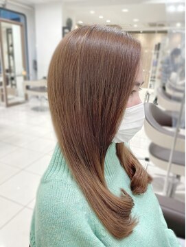 アッシュ 高円寺店(Ash) キャラメルミルクブラウンの甘めロング★★