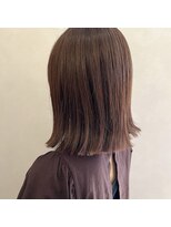 アンドワン 自由が丘(＆ONE)&nbsp;【&ONE 自由が丘】切りっぱなし　×　オレンジグレージュ