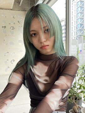 ロジ(loji) ミントグリーン×パツッとミディアム