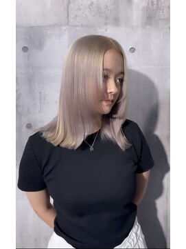 メゾン(Maison) ミディアム×ミルクティーベージュ　ホワイトミルクティー