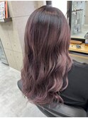 ピンクバレイヤージュ