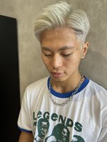 シアン(.Xian)&nbsp;【men's】ブロンドヘアー（高槻/高槻美容室/メンズ/眉カット）