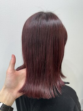 ロエン 西岡崎店(ROEN) チェリーレッド【ブリーチなしワンカラー】