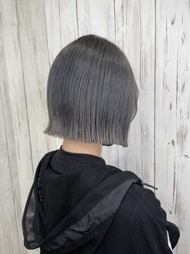 アラレ(ARARE) ダークグレー+切りっぱなしボブ