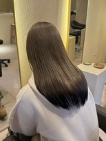 エリスホリエ(Eliss Horie)&nbsp;【冬カラー】ミルクティーグレージュ×裾カラー